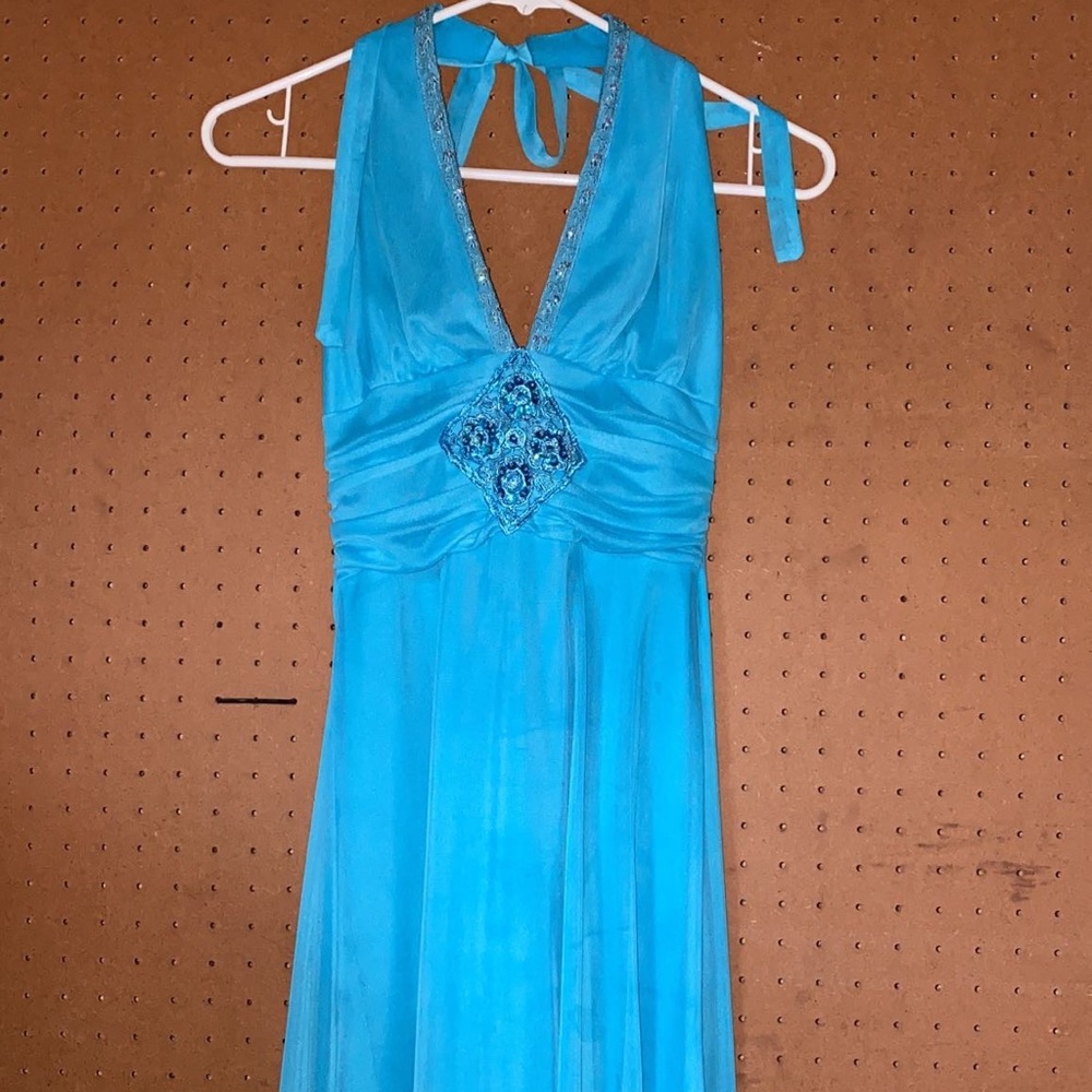 Blue y2k dress